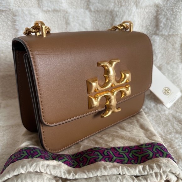 NWT!RARE! Tory Burch Small Eleanor Bag in Moose/Brown Women's Shoulder Bag 73589 - Picture 2 of 14